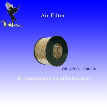 Filtro de ar 17801-68020 da rede de arame de Toyota